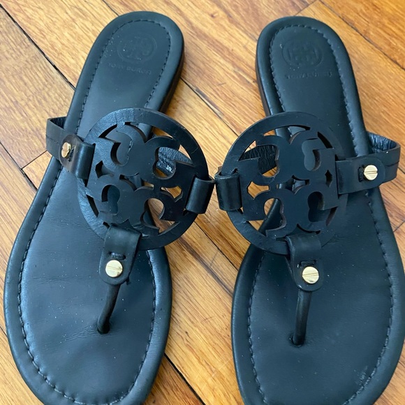 Tory Burch Shoes - Tory Burch Black Sandals Size 7